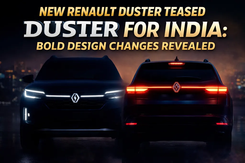 Renault Duster Is Back! India-Spec Design Teased Ahead of 2026 Launch